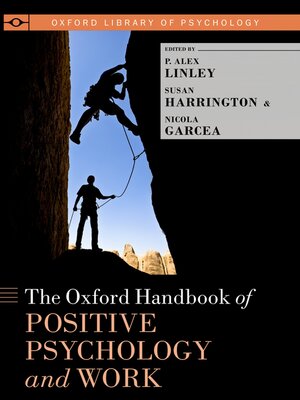 cover image of The Oxford Handbook of Positive Psychology and Work